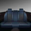 GXT Bench Seat Cover, Premium Faux Leather Bench Seat Covers for Trucks - Universal Fit for Most Sedans SUV Pick-up Truck, Durable for Long Lasting Protection(Blue and Black)