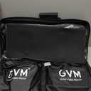 GVM 2 Pack LED Video Lighting Kits with APP Control, Bi-Color Variable 2300K~6800K with Digital Display Brightness of 10~100% for Video Photography, CRI97+ TLCI97 Led Video Light Panel +Barndoor