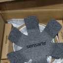 SENSARTE Nonstick Cookware Set 13-Piece, Non Stick Pots and Pans Set with Swiss Granite Coating, Healthy Kitchen Cooking Set, Stay-Cool Handles, PFOA Free (Gray)