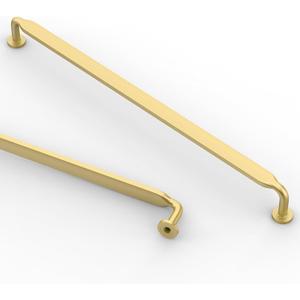 Asidrama 6 Pack 12.6 Inch(320mm) Brushed Gold Kitchen Cabinet Handles, Cabinet Pulls Kitchen Cabinet Hardware for Cupboard Drawer Pulls