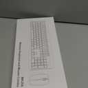 Wireless Keyboard and Mouse Combo, Full-Size Silent Ergonomic Keyboard and Optical Mouse, Long Battery Life, 2.4G Lag-Free Mice Keyboard for Computer, Mac, Laptop, PC, Windows(Purple)