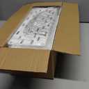 SPACEKEEPER Slim Rolling Storage Cart 4 Tier Bathroom Organizer Mobile Shelving Unit Utility Cart Tower Rack for Kitchen Laundry Narrow Places, White