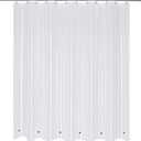 Mrs Awesome Short Shower Curtain Liner with 6 Magnets 72 x 66 inch Clear Thick PEVA Waterproof Plastic Shower Curtain 72x66, Clear