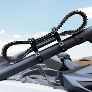 StarknightMT UTV Drive Belt Mount Fit 1.5"-2" Roll Cage, Universal Drive Belt Holder Compatible with Polaris RZR, Can-Am Commander, Maverick X3, Kawasaki Mule/Teryx, Pioneer, Talon, Rhino/YXZ
