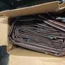 20x20 Tarp 8 Mil Waterproof Tarp Multipurpose Large Tarp, Brown/Black
UV & Rip Tear Resistant, Metal Grommets Every 23.6", Ideal for Outdoor, Furniture Cover, Car, Garden Plants, Home Storage