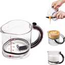 4-in-1 Adjustable Measuring Cup with Scraper-Style Seal Base, All in One Adjustable Measuring Cup, Multi Functional Measurings Cube Cups for Precise Cooking,Baking,Liquid Dry Ingredients Measurement