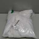 NICETOWN Bedroom Sheer Curtains 54 inch Length - Grommet Top Voile Textured Window Curtains Light and Airy Drapes for Cafe/Loft/Nursery (W54 x L54, 1 Pair, White)