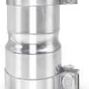 Stainless Steel 2.5 to 2.75 Inch Exhaust Adapter, 2.5" ID to 2.75" ID Exhaust Reducer Connector Pipe with Clamp