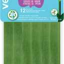 VELCRO Brand VEL-30087-AMS ONE-WRAP Ties Starter Pack for Container Gardens or Houseplants, 12pcs, Pre-Cut, 6 in x 1/2 in, Green-Recycled Plastic