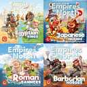 Portal Games Imperial Settlers Empires of The North Board Game Bundle: Japanese Islands, Roman Banners and Barbarian Hordes Expansions