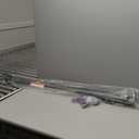 Reinforced 48" Extra Tall Dog Gate with Support Rods, 4 Ft Tall Retractable Dog Gates for Doorways 55" Wide Mesh Baby Gate for Cats - Prevent Baby/Pet from Jumping Over, Gray