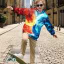 Ahegao Boys Hoodies 6-16 Years Boy Cool Sweatshirts for Kid 3D Prints Pullover L