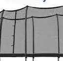 Trampoline Replacement 8ft x 14ft Netting for 8 Curve Poles, no Poles Included