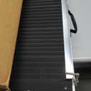 Goplus Portable Wheelchair Ramp 5 FT, Folding Handicap Ramp w/Transition Plate & Non-Slip Surface, Reflective Warning Stickers, Threshold Ramp for Stairs, Doorways, Steps, Scooter, Trunk, Garage