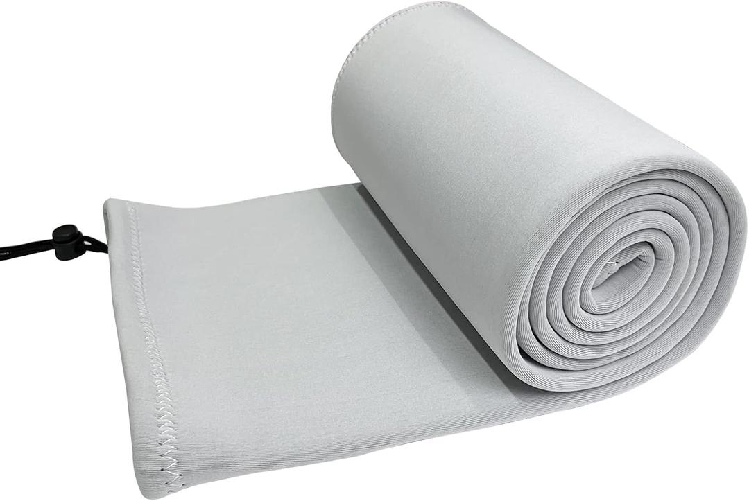Insulated Hose Cover Portable A/C Hose Cover Wrap for Portable Air Conditioners, 60" Length (Light Gray)