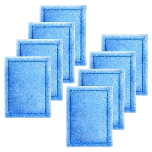 Yonice Aquarium Filter Cartridge, Compatible for AquaTech 20-40 and 30-60 Power Filters, Replacement for AquaTech EZ-Change #3(8 Pcs)