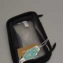 BAGSMART TSA-Approved Toiletry Bag, Large Opening Clear Makeup Bag with Handle, Quart Sized Travel Toiletry Bag, Carry-On Airline Compliant for Men and Women (Black)