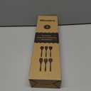 Riveira's 6-Piece Kitchen Essentials - Wooden Spoons for Cooking and Comprehensive Cooking Utensils Set (Light Teak)