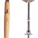 Introducing The Danish Dough Whisk & Scoop & Dust Flour Sifter Bread Making Tools Set: An Artisan Sourdough Bread Whisk With Flour Wand For Powdered Sugar Dusting (2pcs Set)