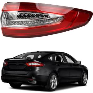Dasbecan Right Tail Light Assembly Compatible with 2013 2014 2015 2016 Ford Fusion S SE Brake Rear Tail Lamp LED Passenger Side Replace# FO2805110