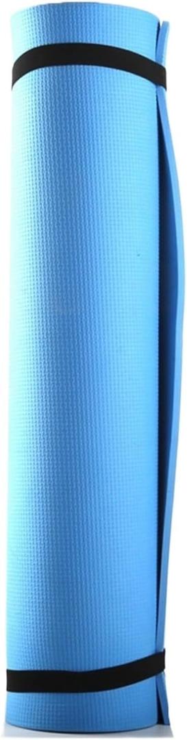 Yoga Mat Thick Pilates Workout Fitness Exercise Pad Gym Workout Home Indoor Fitness Yoga Mats (Blue)