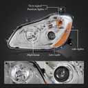 Headlights Competible with Kenworth T680 2013-2021 Replacement Right Passenger Side [Included All Bulbs] DOT SAE Approved Projector Low Beam Reflecting High Beam Headlights Assembly