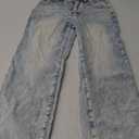 MakeMeChic Girl's Denim Pants High Waisted Straight Leg Jeans with Pockets