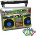 Biggest Inflatable Event Stage Scene for Rock Concerts or Other Performance and Shows, With Some Light, Blower and Inflatable Musical Instruments, XXXXL Size, Ivory White