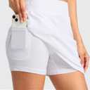 Viodia Golf Skirts for Women with Shorts High Waisted Tennis Skorts with 4 Pockets Lightweight Athletic Skort (M)