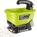 Adisipsoarin Salt Spreader for Ryobi 18v Battery,Handheld Fertilizer Spreader for Lawns,Grass Seeds,Fertilizer,Rock Salt and Ice Melt(Battery Not Included)