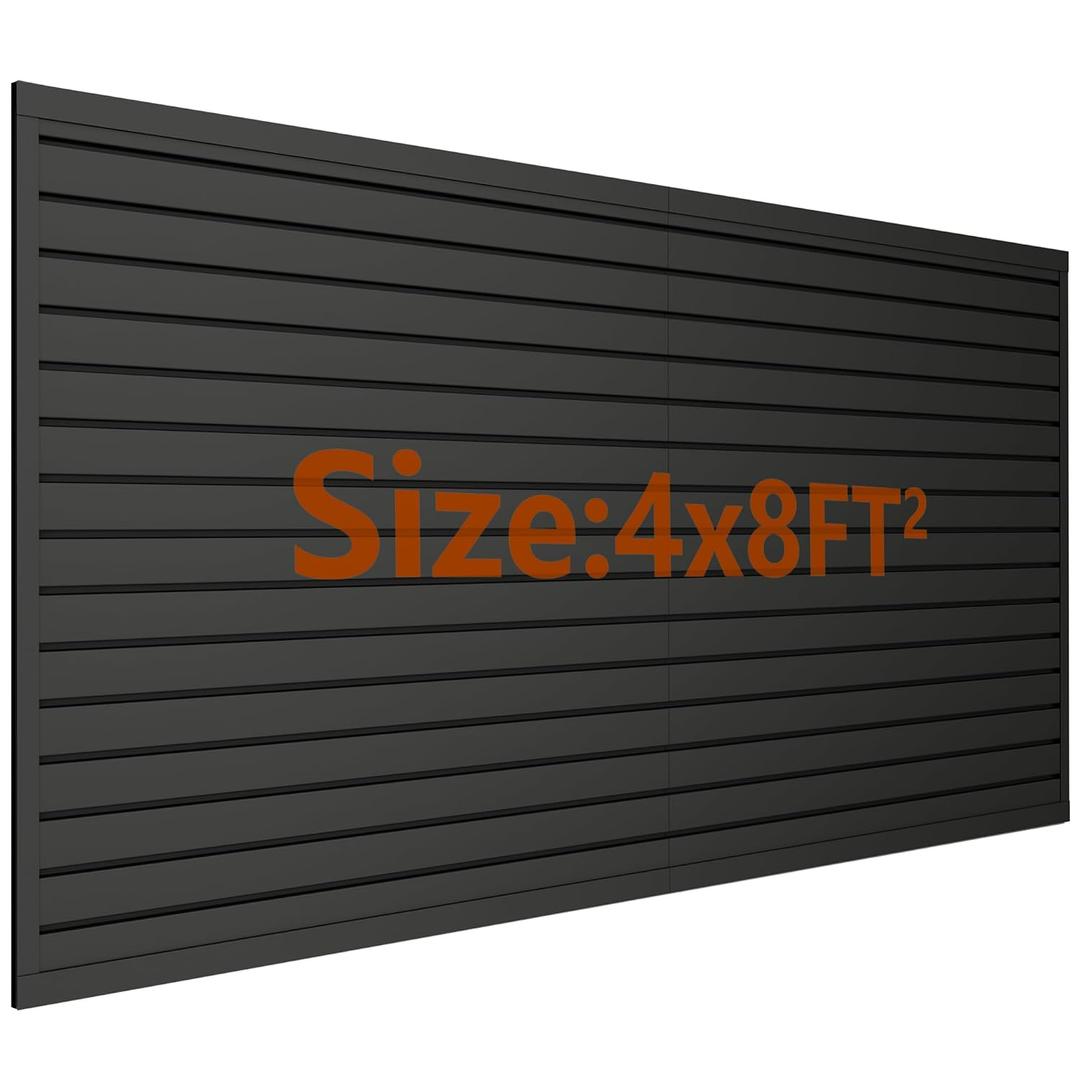 Slat Wall Paneling 4ft x 8ft, Slatwall Panel PVC Garage Storage System