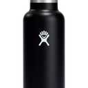 Hydro Flask Water Bottle - Insulated Stainless Steel - Non Spill, Leakproof in 24 Oz Black