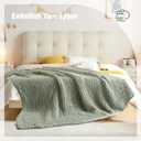 YJLMLY Chunky Knit Throw Blanket,60x80 Inch Heavy 6.8lbs, Hand Knit Chenille Couch Blanket, Soft Cable Knit Gift for Women Mom Wife, Modern Home Decor