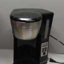 BLACK+DECKER 12 Cup Thermal Programmable Coffee Maker with Brew Strength and VORTEX Technology, Black/Steel