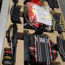 RaceXCale: Master Racer - 1:43 Scale G5 & G6 Slot Car Track, Electric Power Toy Set, 8'3" x 4'6", 4 Magnetic Cars w/Head Lights, 2 Speed Controllers