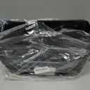 Gawerk Clear Acrylic Single Pocket, Plastic Hanging Wall Mount File Holder for Office Home (Black, 3 Pack)