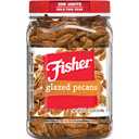 Fisher Snack Glazed Pecans Candied, 24 oz (Pack of 1), Junior Mammoth Candied Pecans, Perfect for Gifting or Personal Enjoyment, Crunchy, and Irresistibly Sweet