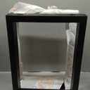 Bench Legs 16 Inch Metal Coffee Table Legs Heavy Duty Furniture Desk Chair Legs, Set of 2, Black (16" Rectangle-Shaped)