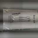 Matte Black Dinner Spoon, GoGeiLi Stainless Steel Satin Finish 7.8-inch Silverware Flatware Spoon Set, Service for 6, Dishwasher Safe