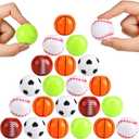 42 Pack Sport Party Favors, Mini Fidget Spinner Sport Ball Toys for Kids Fidget Toys Soccer Baseball for Kids 6-8 8-12 Goodie Bag Stuffers Christmas Birthday Gifts Treasure Box Classroom Prizes