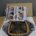 Ninja Crispi 4-in-1 Portable Glass Air Fryer Cooking System, 1500W, 4QT & 6-Cup TempWare Glass Containers with Storage Lids, Microwave, Freezer & Dishwasher Safe, Cyberspace Gray, FN101GY  )