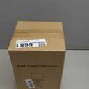 Small Beside Table Lamp, Wood Tripod Table Lamp with White Fabric Shade, Cute Boho Nightstand Minimalist Desk Lamp for Bedroom Living Room Nursery Kids Room Office Dorm, Bulb Not Included