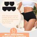 MISSWHO Cotton High Waisted Women Underwear Soft Briefs Full Coverage Comfy Ladies Panties (Regular & Plus Size) (L)