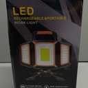 30W Rechargeable Work Light, 3000 Lumen Magnetic Work Light Battery Powered, Waterproof Portable Cordless Job Site Lighting for Construction Site, Workshop, Garage, Camping, and Car Repairing