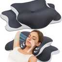 Cervical Pillow for Side Sleepers,Memory Foam Pillows for Neck and Shoulder Pain,Deep Sleep Pillows for Back Pain Sleeper, Dreamers Relief,Slumber,Stomach,Snoring Pillow (Almohadas Ortopdicas) (24.6"Lx14.6"Wx5.6"H, Gray)