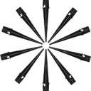 Replacement Stakes for Christmas Candy Cane Lights Outdoor 10PCS - Size 0.72 * 5 Inches, Plastic Candy Cane Pathway Markers Lights Spike, Used to Maintain Candy Cane Pathway Lights