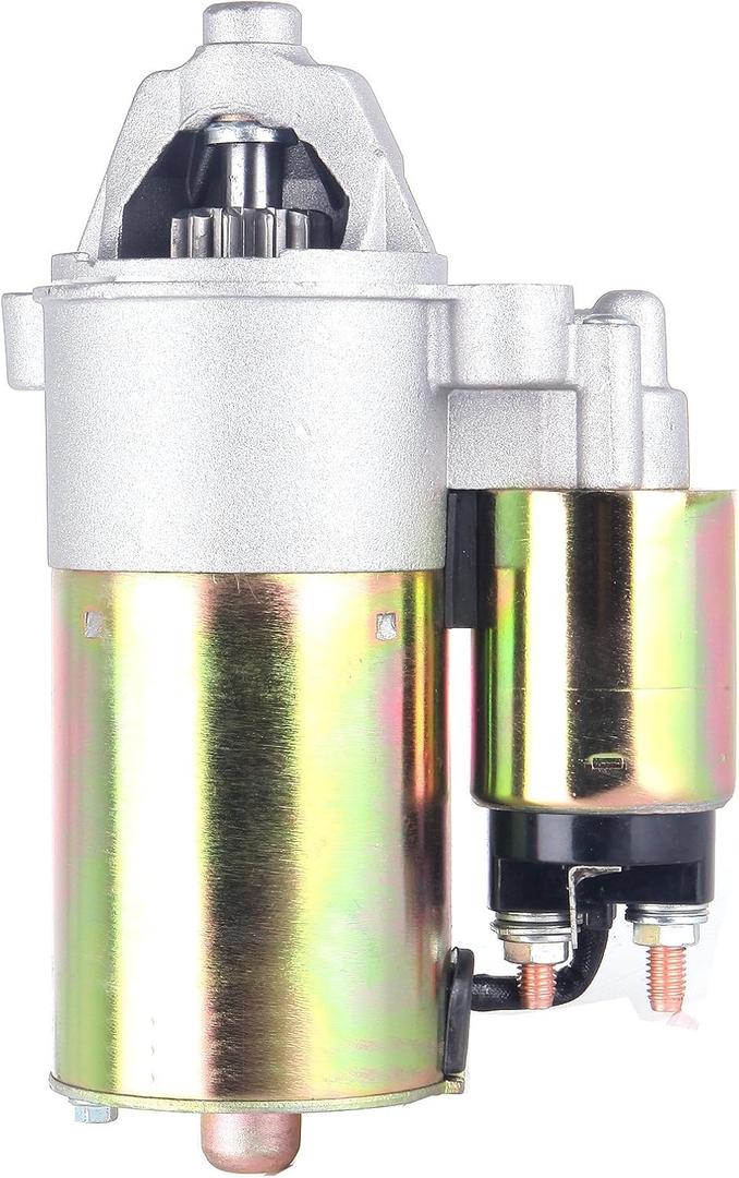 Starter Fit for Ford Taurus V6 3.0L 2000-2007 for Mercury for Sable V6 3.0L 2000-2004, 1.5kW/12 Volt Starter Motor, EU2Z-11V002-RM 6642N