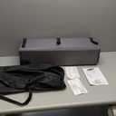 Pamo Babe Portable Crib Baby Playpen with Mattress and Carry Bag Grey