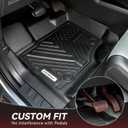 YITAMOTOR Floor Mats & Cargo Liner Fit for Mazda CX-5 2017-2025, TPE All Weather Custom Fit Floor Liners for Mazda CX5, 1st & 2nd Row and Trunk Liner Car Mats Set Accessories, Black