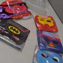 Superhero Capes Set and Wristbands Kids Costumes Halloween Christmas Cosplay Dress Up for Boys Girls